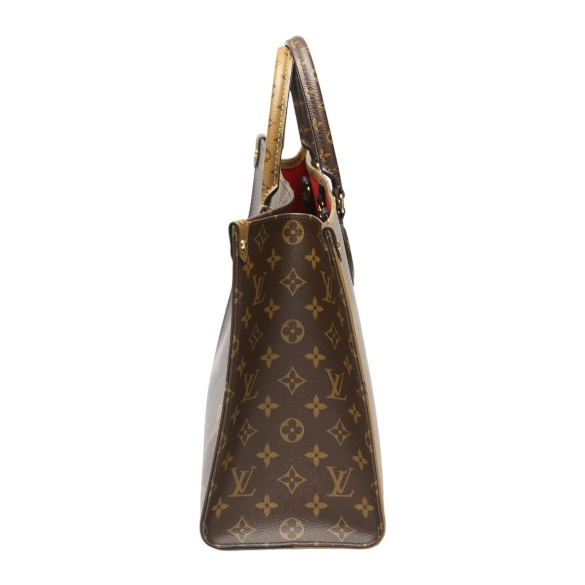 Louis Vuitton LOUIS VUITTON Bag Monogram On the Go MM Canvas M45321 Brown LV — Like New