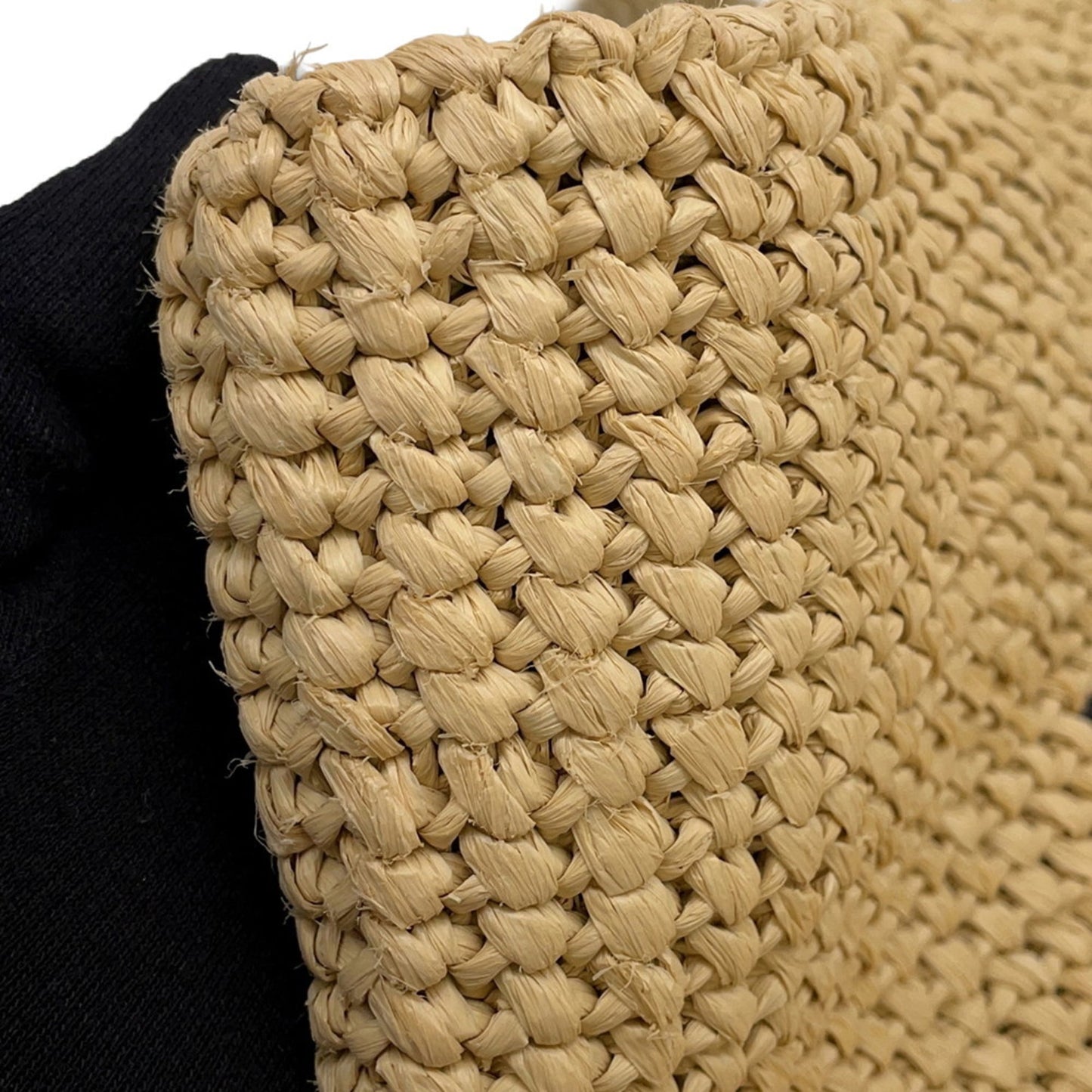 Prada Crochet Raffia Tote Bag 1BG392 PRADA