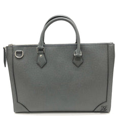 LOUIS VUITTON M30856 Taiga Slim Briefcase, 2-Way Bag, Shoulder Business Leather, Men's, Gracie Gray, Like New — Like New