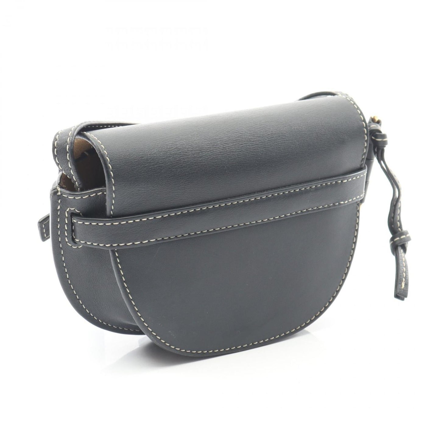 LOEWE Gate Bag Mini Shoulder Leather Women's Black