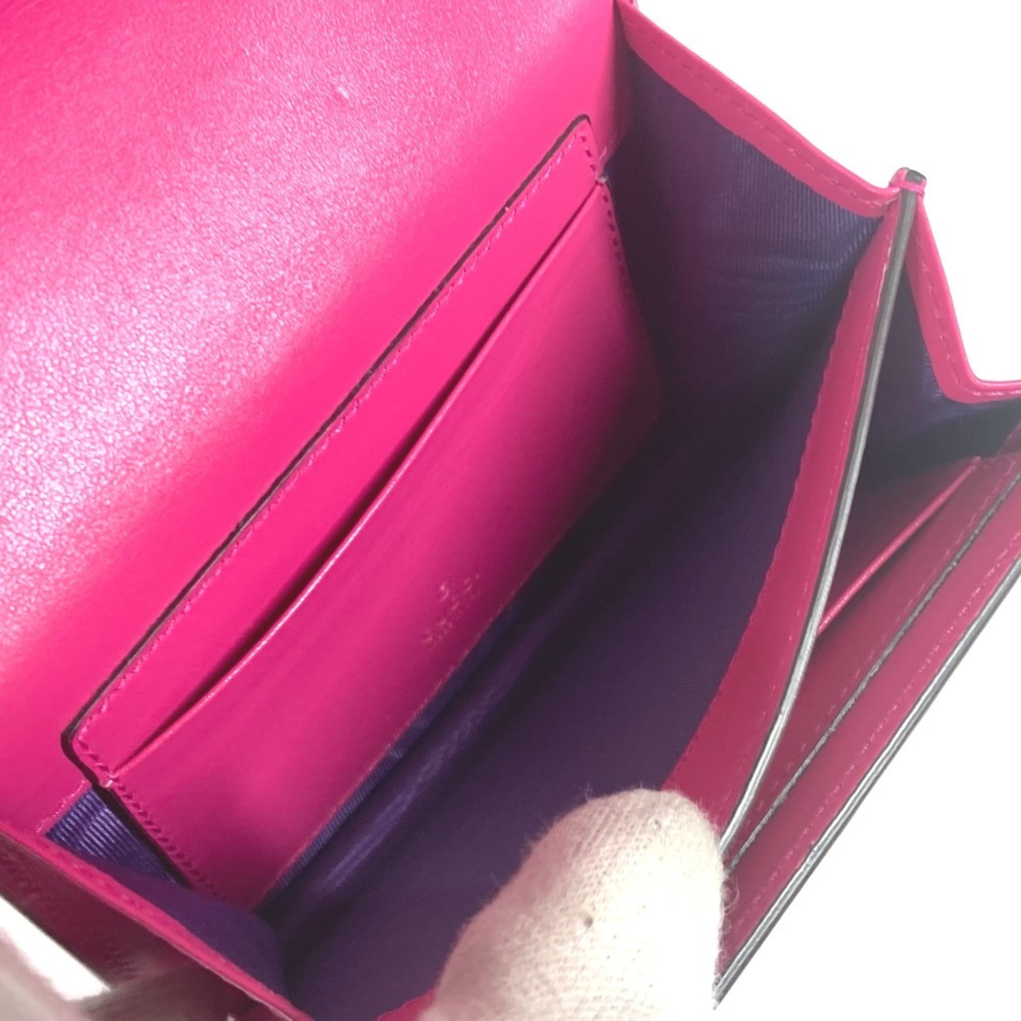 GUCCI 723777 GG Matelasse Quilted Pochette Shoulder Bag Leather Nylon Women's Pink G-240825-25 — New - Store Return