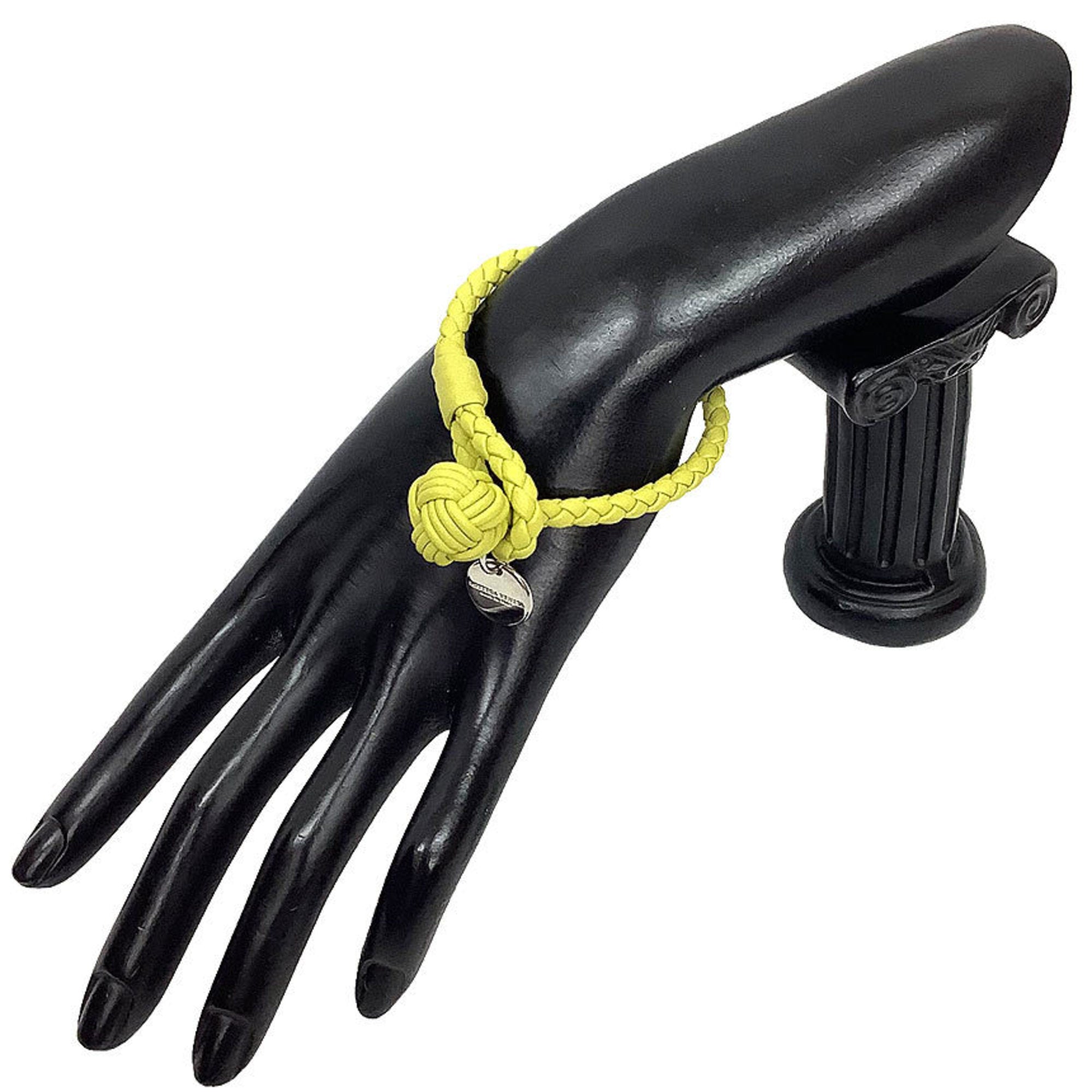 BOTTEGA VENETA Intrecciato Bracelet Yellow S Size Bottega — Like New