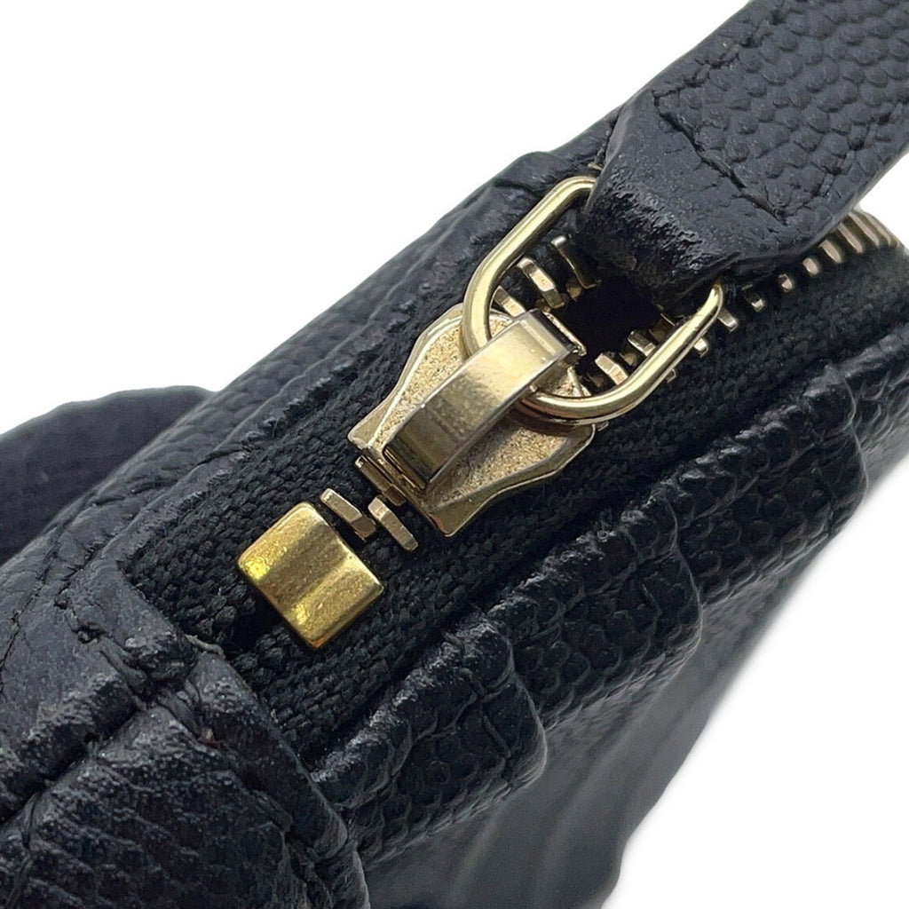 Chanel Coin Case Matelasse Coco Mark Caviar Leather AP2061 CHANEL Wallet Purse Black