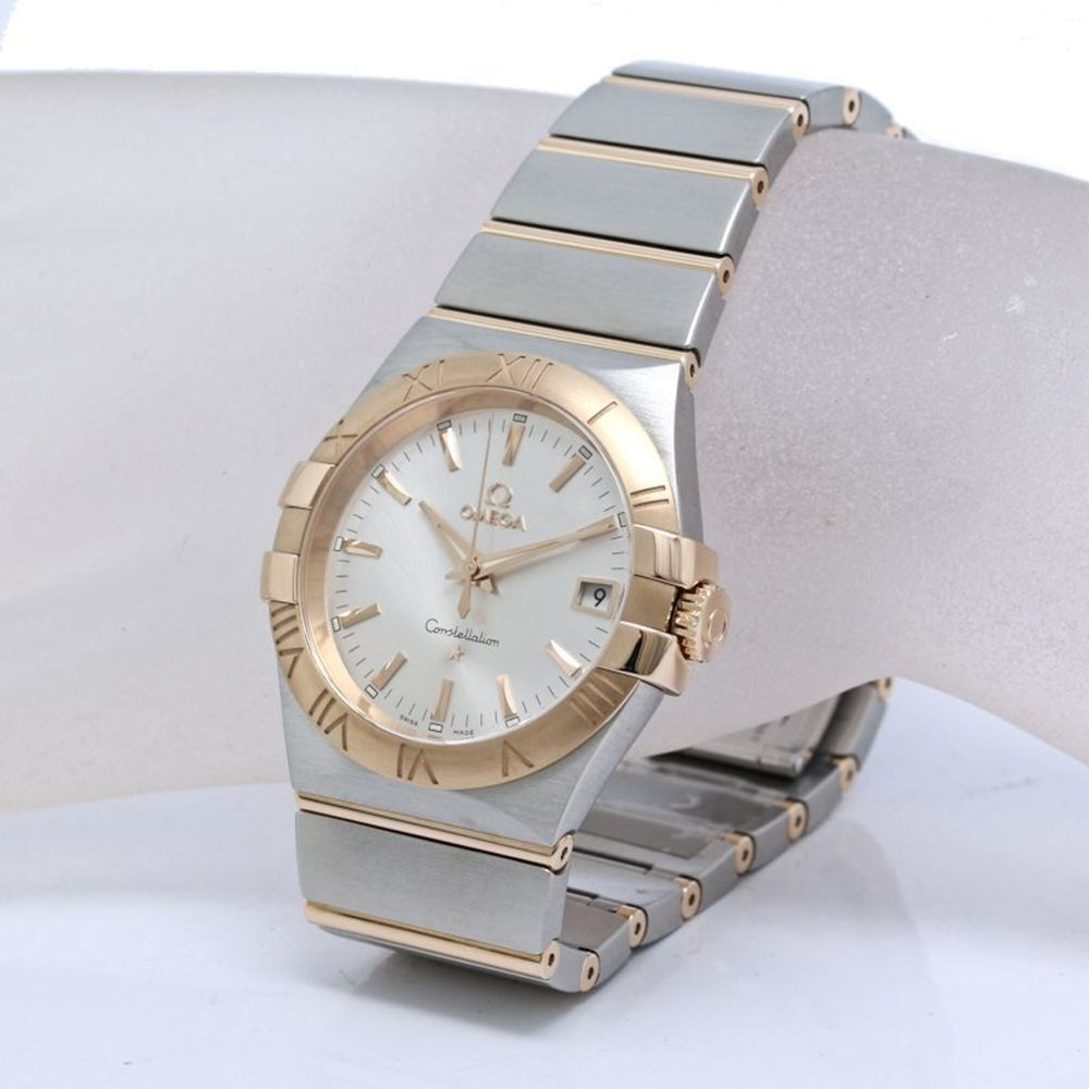 OMEGA Constellation Co-Axial Chronometer 123.20.35.60.02.001 Men's Watch, Stainless Steel x 18K Pink Gold, 40530 — Like New