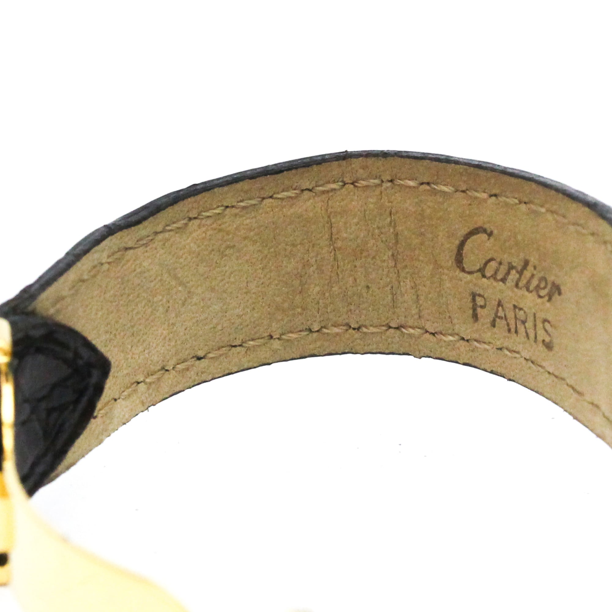 CARTIER Must Vendome Gold Plated Quartz Ladies Watch 590003 — Good