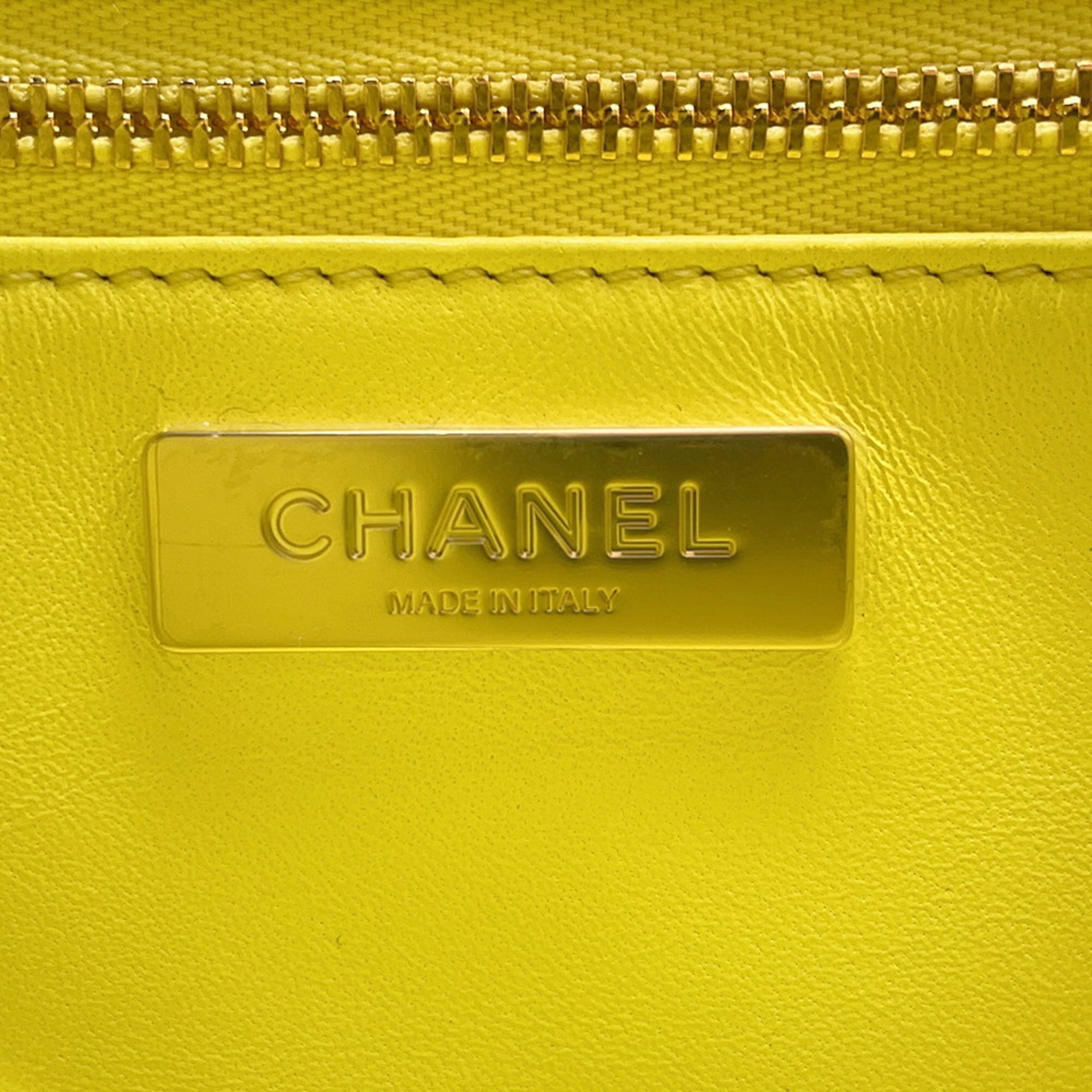 Chanel Chain Shoulder Bag Matelassé Small Shiny Calfskin AS4133 CHANEL Handbag Women's — Like New