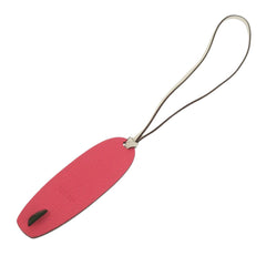 Hermes Like new Hermès Surfboard Bag Charm Chevre Mysore Rose Lipstick Lime Keychain Pink 1185 — Like New