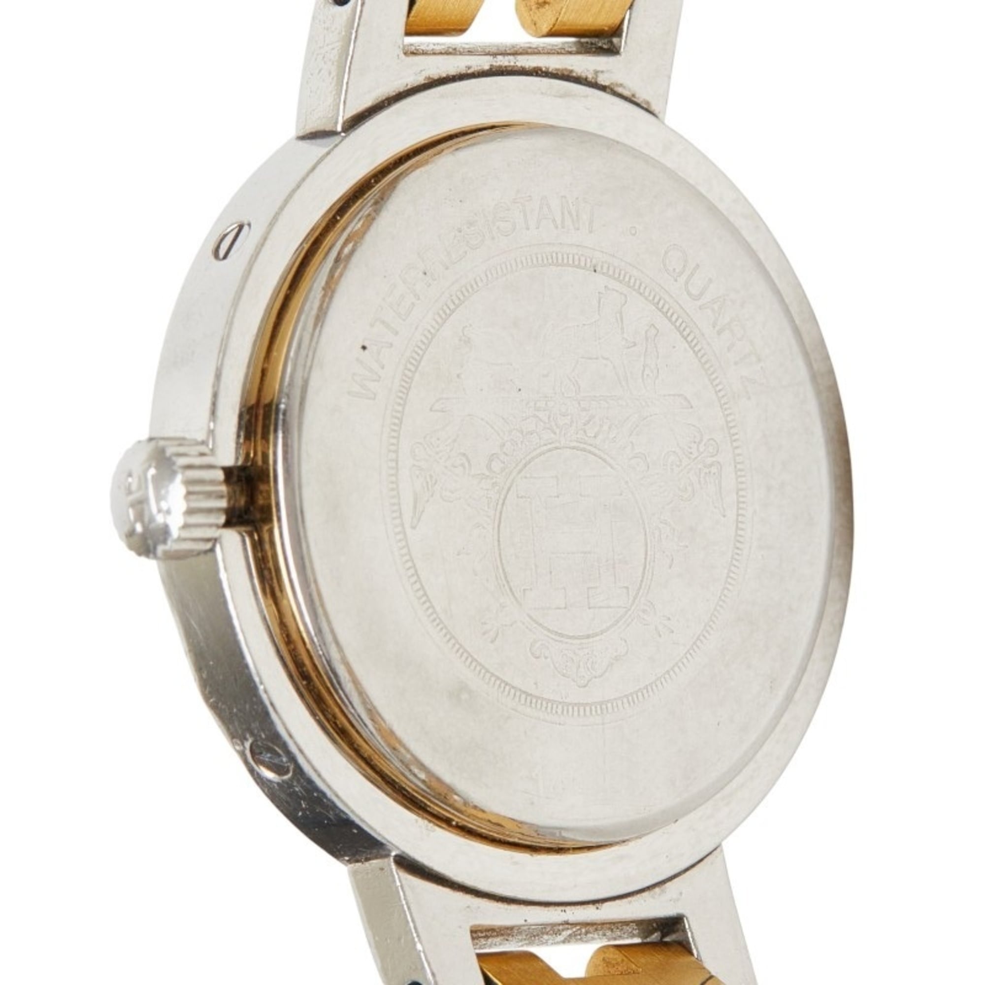 Hermes Clipper watch CL3.240 quartz beige dial stainless steel women's HERMES — Good