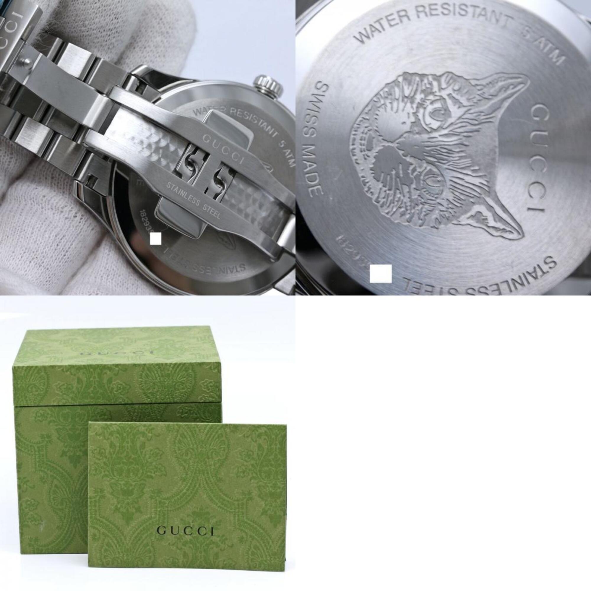 GUCCI G-Timeless Mystic Cat YA1264166 126.4 Watch Boys SS 40578 — Very Good
