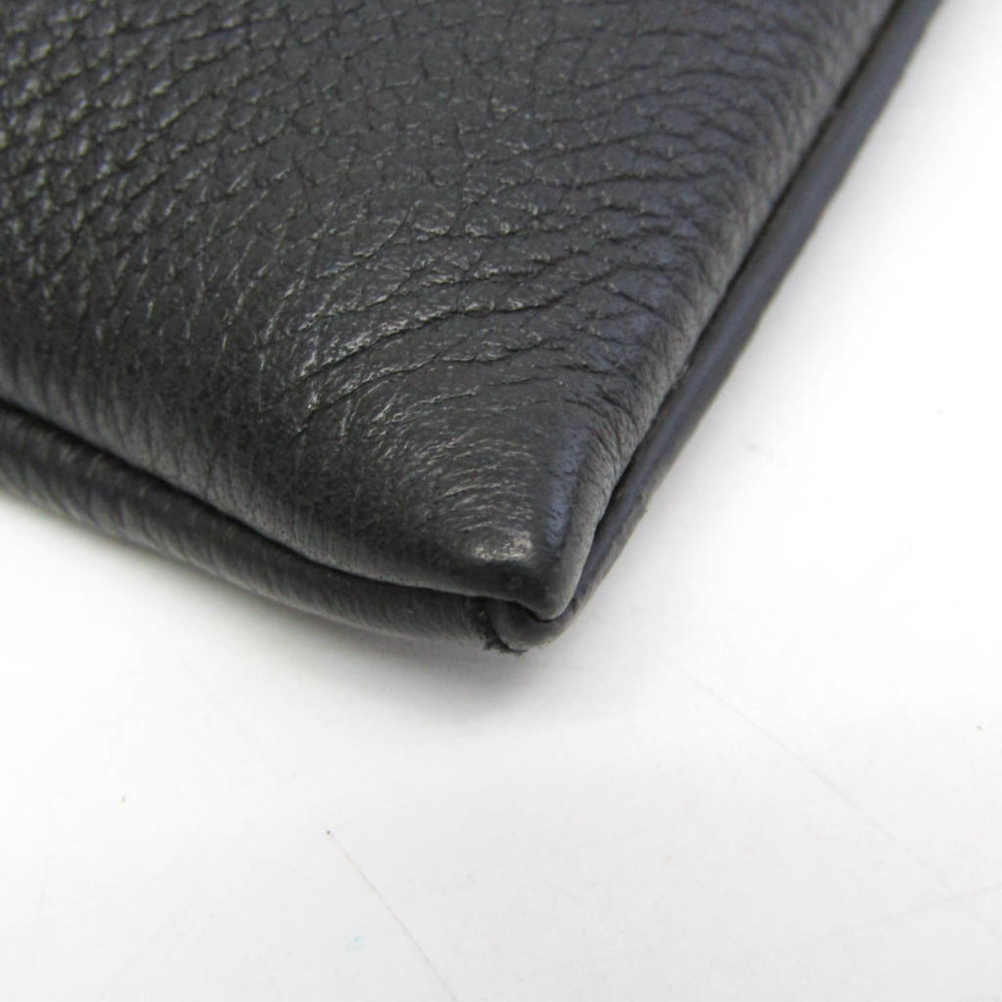 Fendi 7N0146 Women,Men Leather Shoulder Bag Black — Like New
