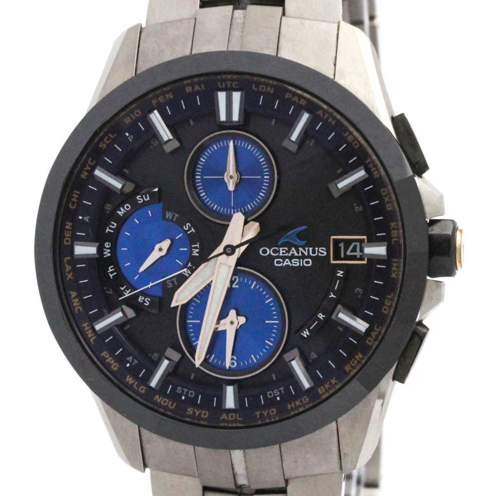 CASIO Oceanus Manta 10th Anniversary LTD Solar Titanium Watch OCW-S3001C-1AJF — Good