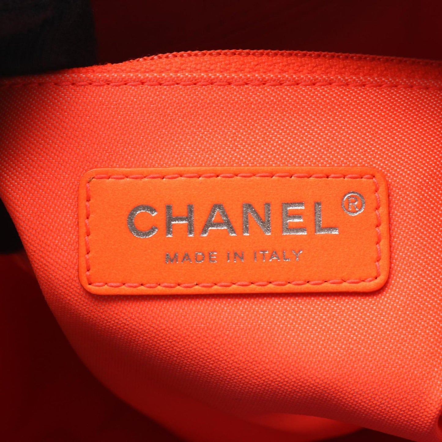 CHANEL Deauville PM Tote Bag, Canvas and Leather, Women's, Blue Red, A66939