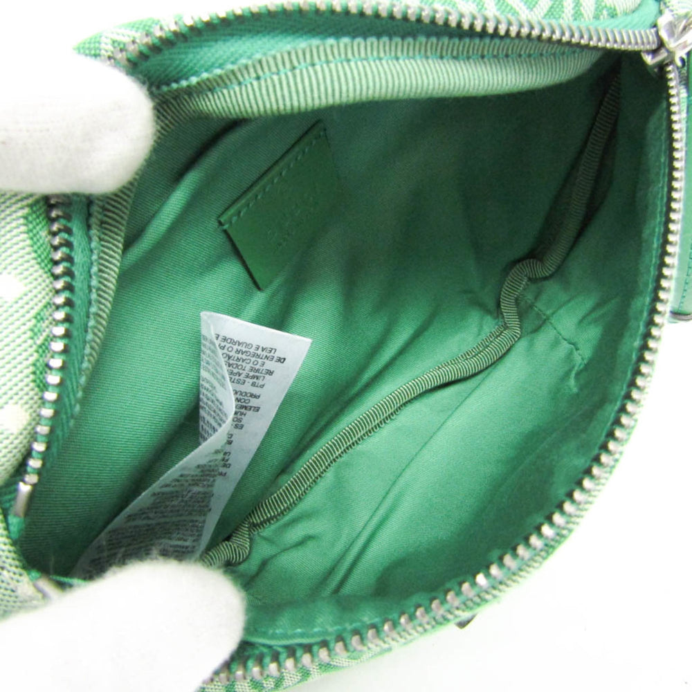 Gucci Interlocking G Childrens Belt Bag 502095 Boys,Girls Canvas Fanny Pack Green — Like New