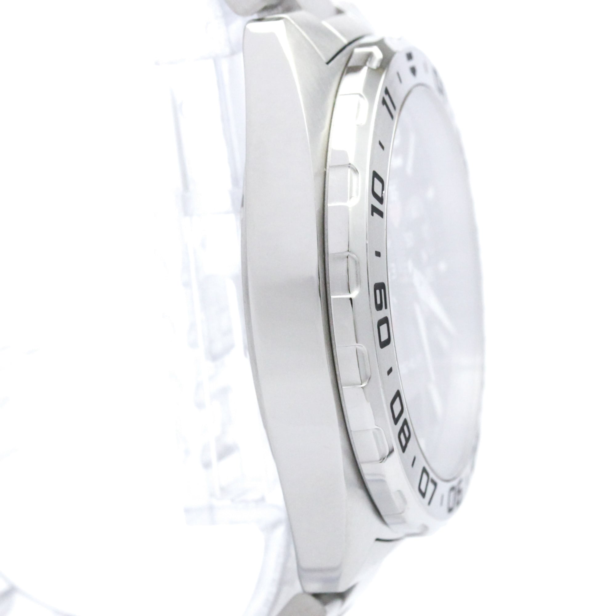 TAG HEUER Formula 1 Alarm Steel Quartz Mens Watch WAZ111A Polished — Very Good