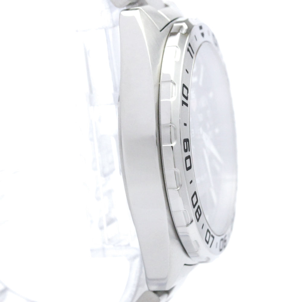TAG HEUER Formula 1 Alarm Steel Quartz Mens Watch WAZ111A Polished — Very Good