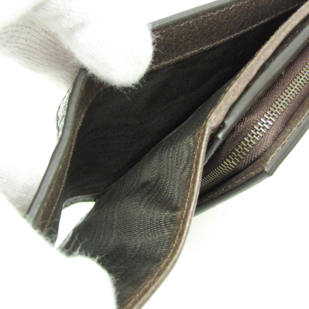 Gucci Bamboo Diana Jumbo GG 658635 Women's Canvas,Leather Wallet (bi-fold) Beige,Brown