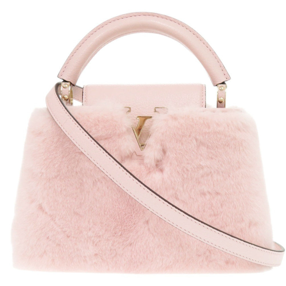 Louis Vuitton Capucines Mini IC Mink Pink Handbag LV 0153 LOUIS VUITTON — Like New