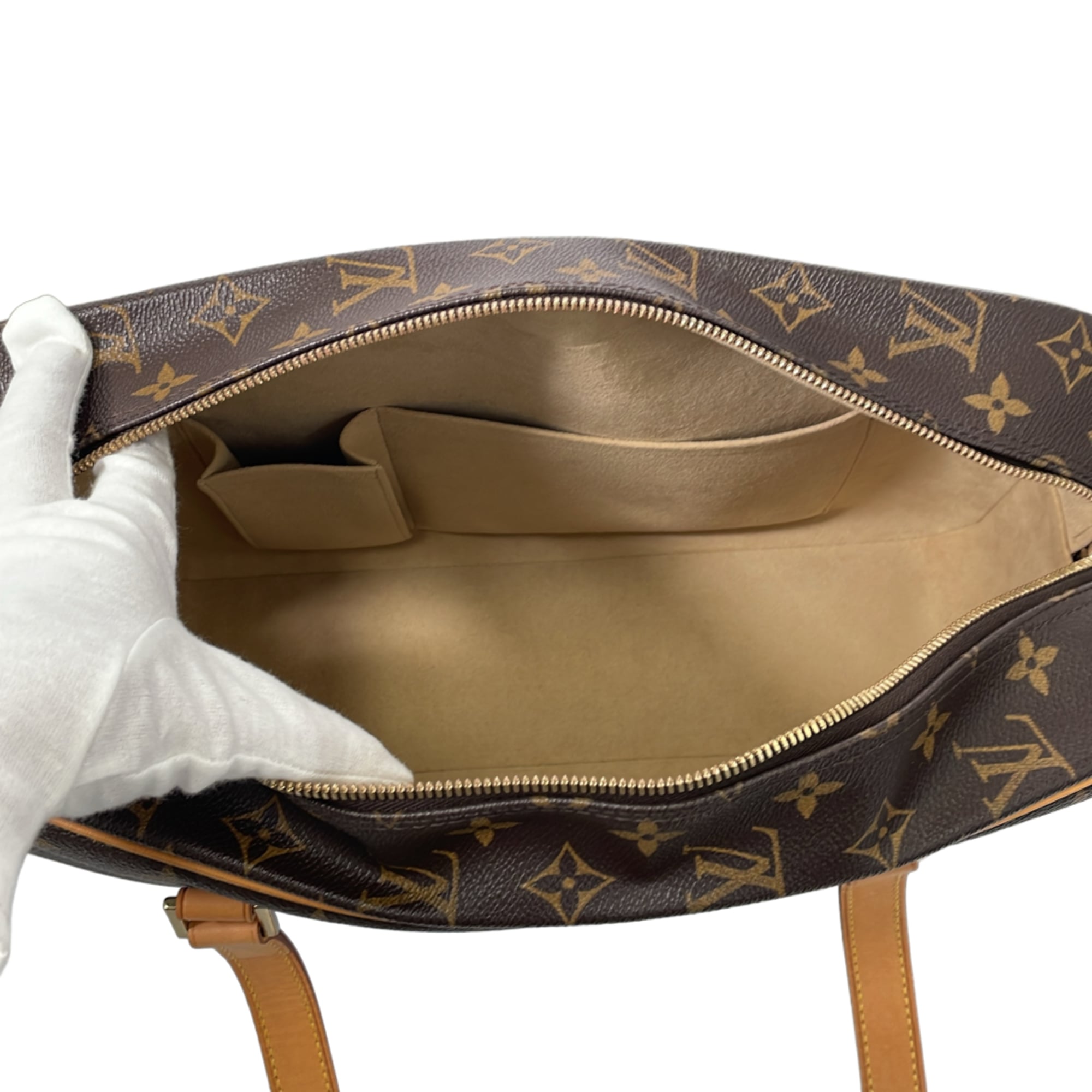 LOUIS VUITTON Louis Vuitton Monogram Cite GM Shoulder Bag M51181 Brown Women's — Like New