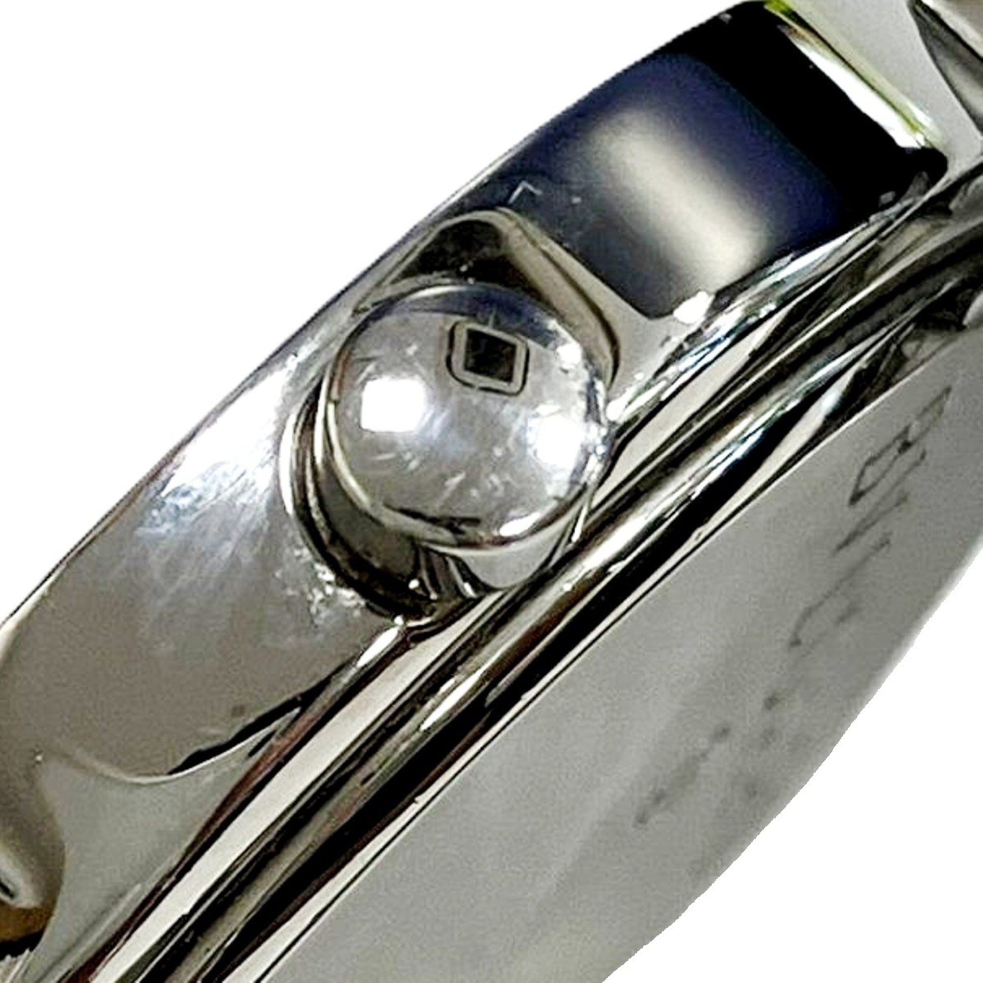 Bvlgari watch, total weight 78.8g, stainless steel, quartz movement, black dial, BB33SSD — Very Good