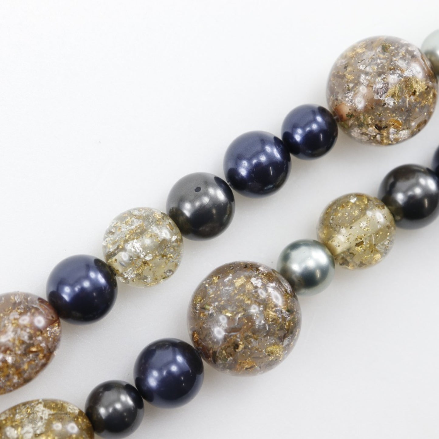 CHANEL COCO Mark Necklace x Fake Pearl Rhinestone 2006 Multicolor 06P Approx. 147g Women's