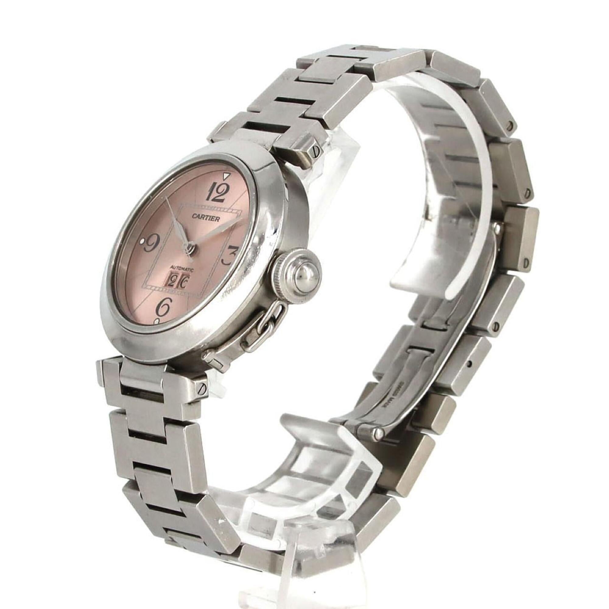 Cartier Pasha C Grande Date W31058M7 Stainless Steel Automatic Watch — Good