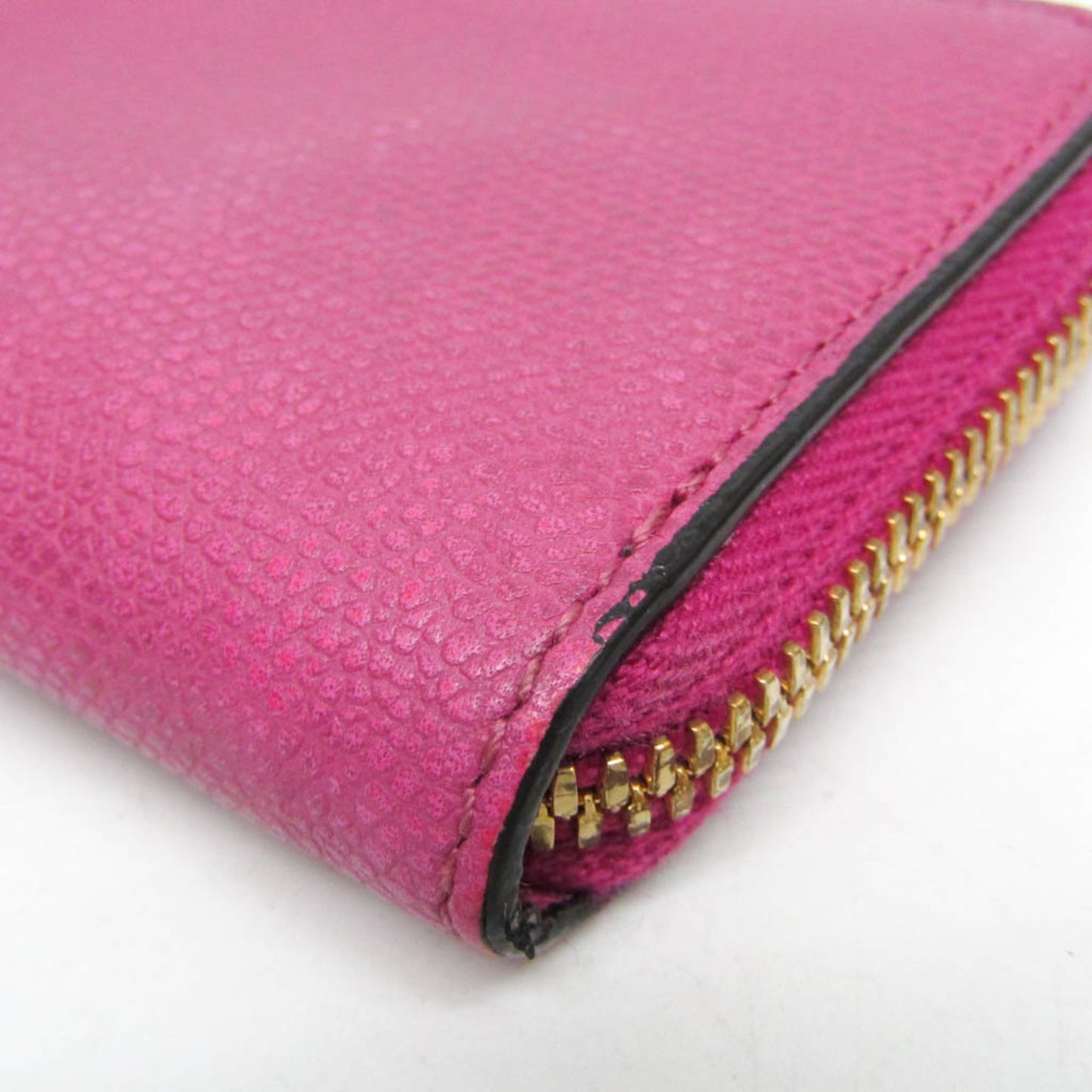 Valextra Multi-case Key Ring Men,Women Leather Coin Purse/coin Case Purple