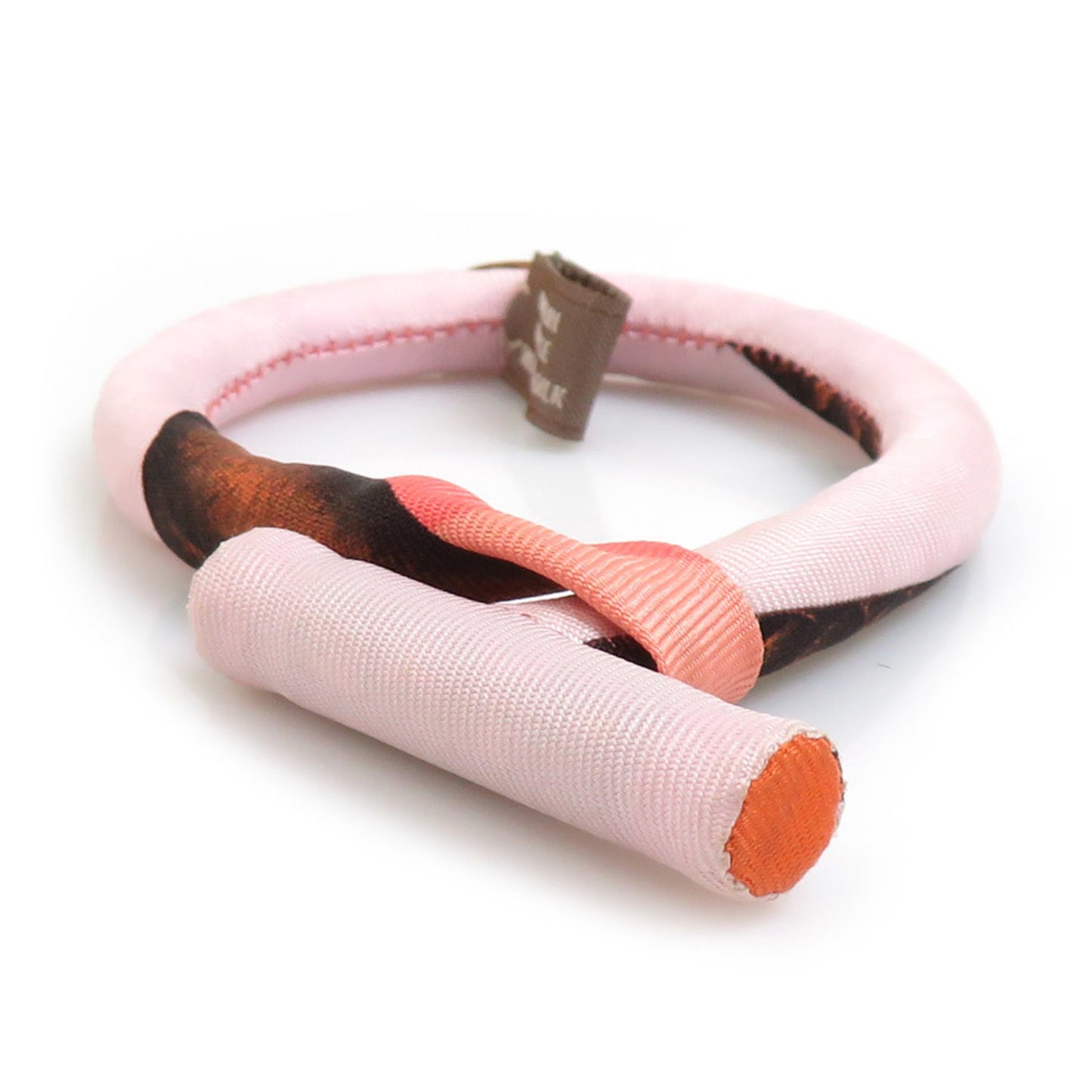 Hermes Hermès Petit H Silk Bracelet in Pink Multicolor for Women (e60761a)