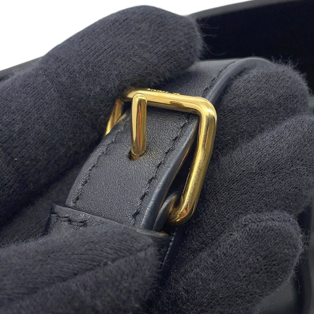Celine Shoulder Bag Cuir Triomphe Small 198243 CELINE Handbag Black — Like New