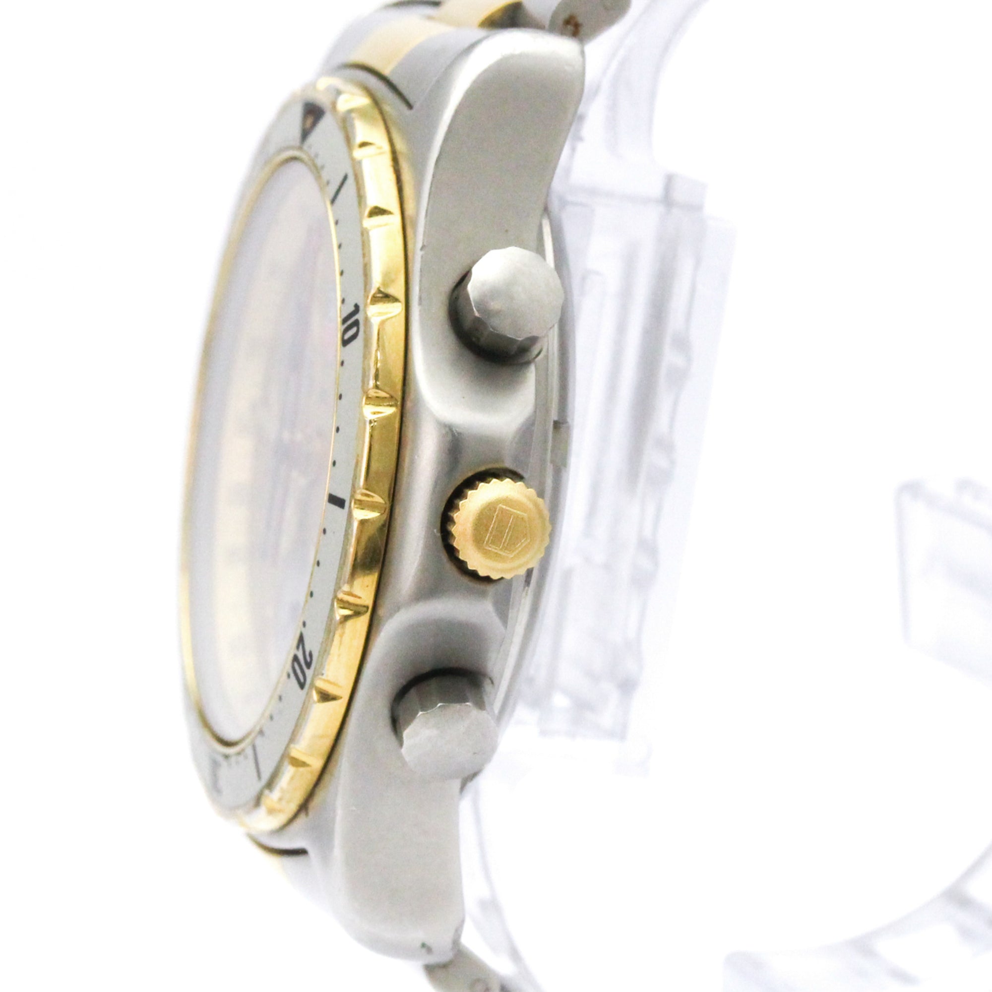TAG HEUER 2000 Professional Chronograph Gold Plated Steel Watch CE1121 — Good