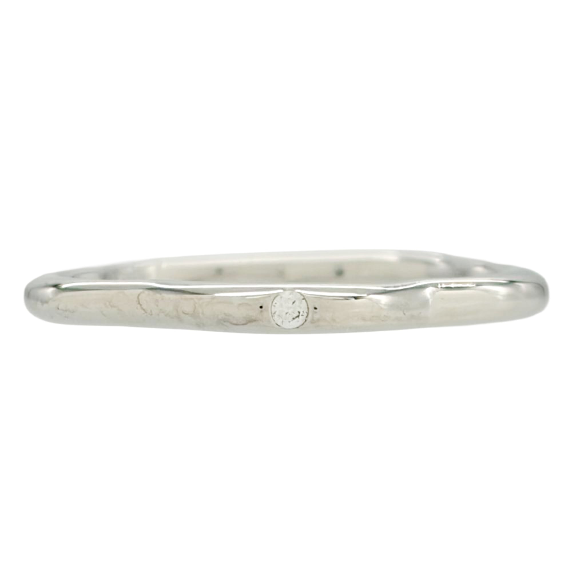 Chanel Camellia 1P Diamond Ring, Size #49, 18KWG (White Gold), 1.9g, Women's Ring — Like New