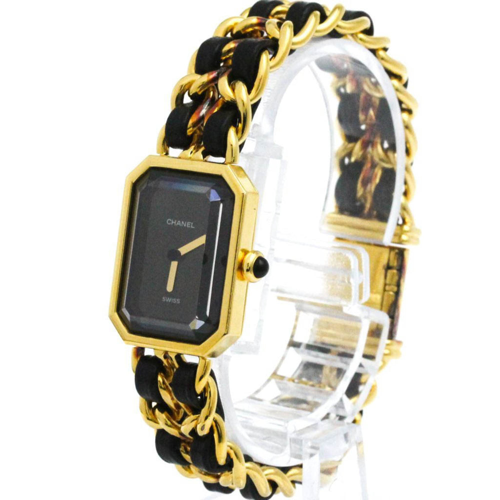 CHANEL Premiere Size L Gold Plated Quartz Ladies Watch H0001 BF582982 — Good