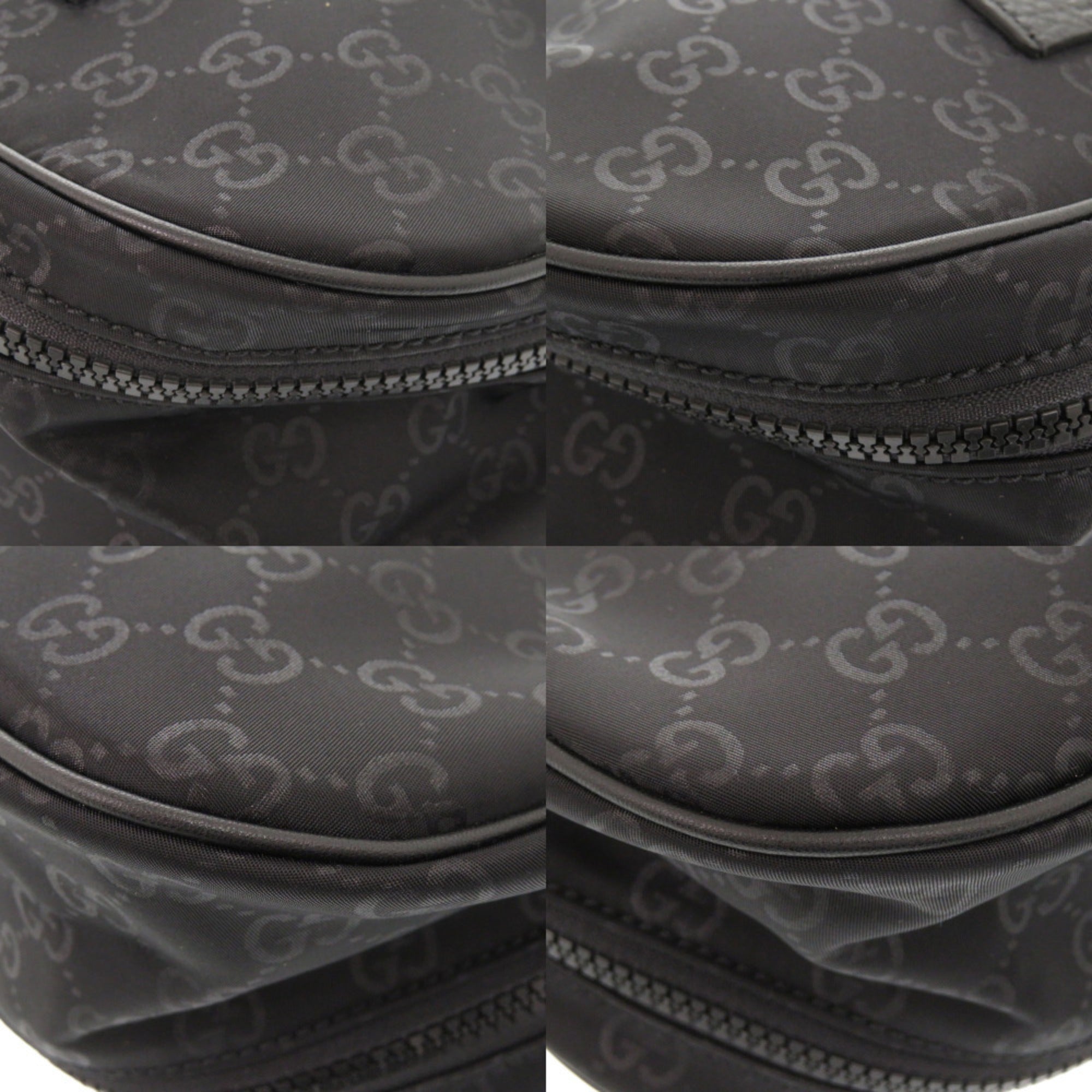 Like new Gucci GG nylon black shoulder bag 0637 GUCCI — Like New