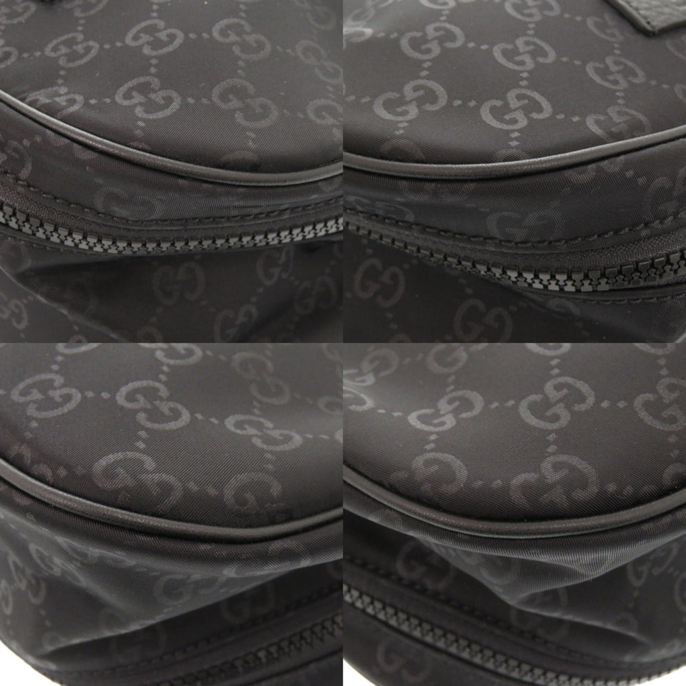 Like new Gucci GG nylon black shoulder bag 0637 GUCCI — Like New