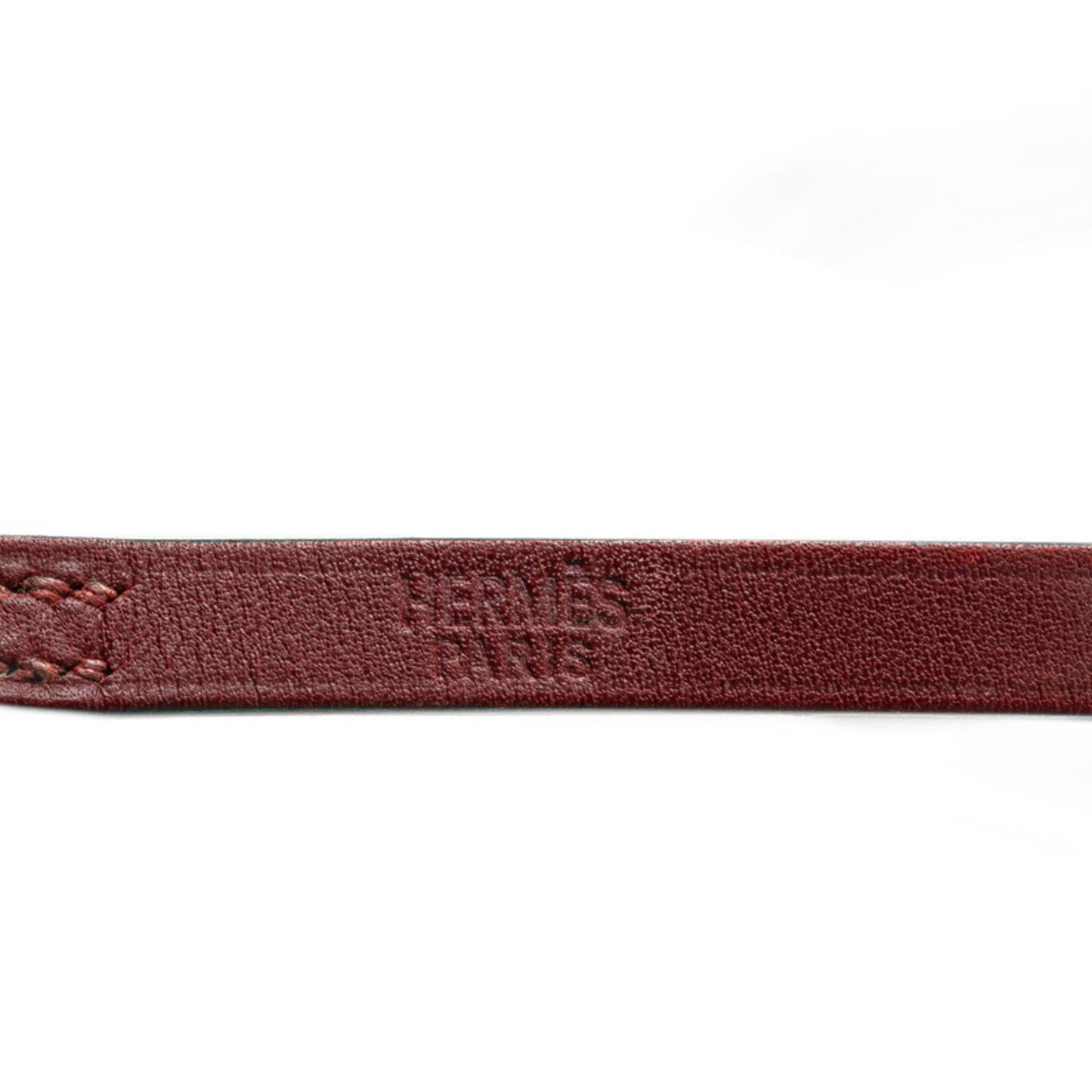 Hermès Api 3 Bracelet, 3-Strand, Wine Red, Bordeaux, Swift, Women's, HERMES