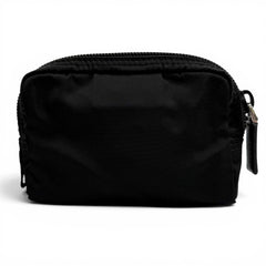 PRADA 1ND339 Micro Re-Nylon Pouch with FRID Tag, Triangle Logo, Cosmetic Pouch, Black, Made in Italy, Women's, Dust Bag — Like New