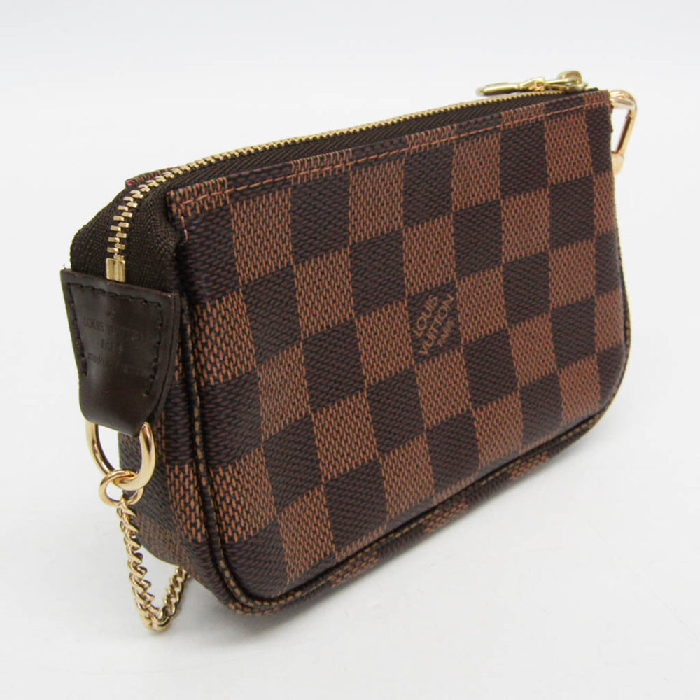 Louis Vuitton Damier Mini Pochette Accessoires T&B N58011 Women's Handbag Ebene — Like New