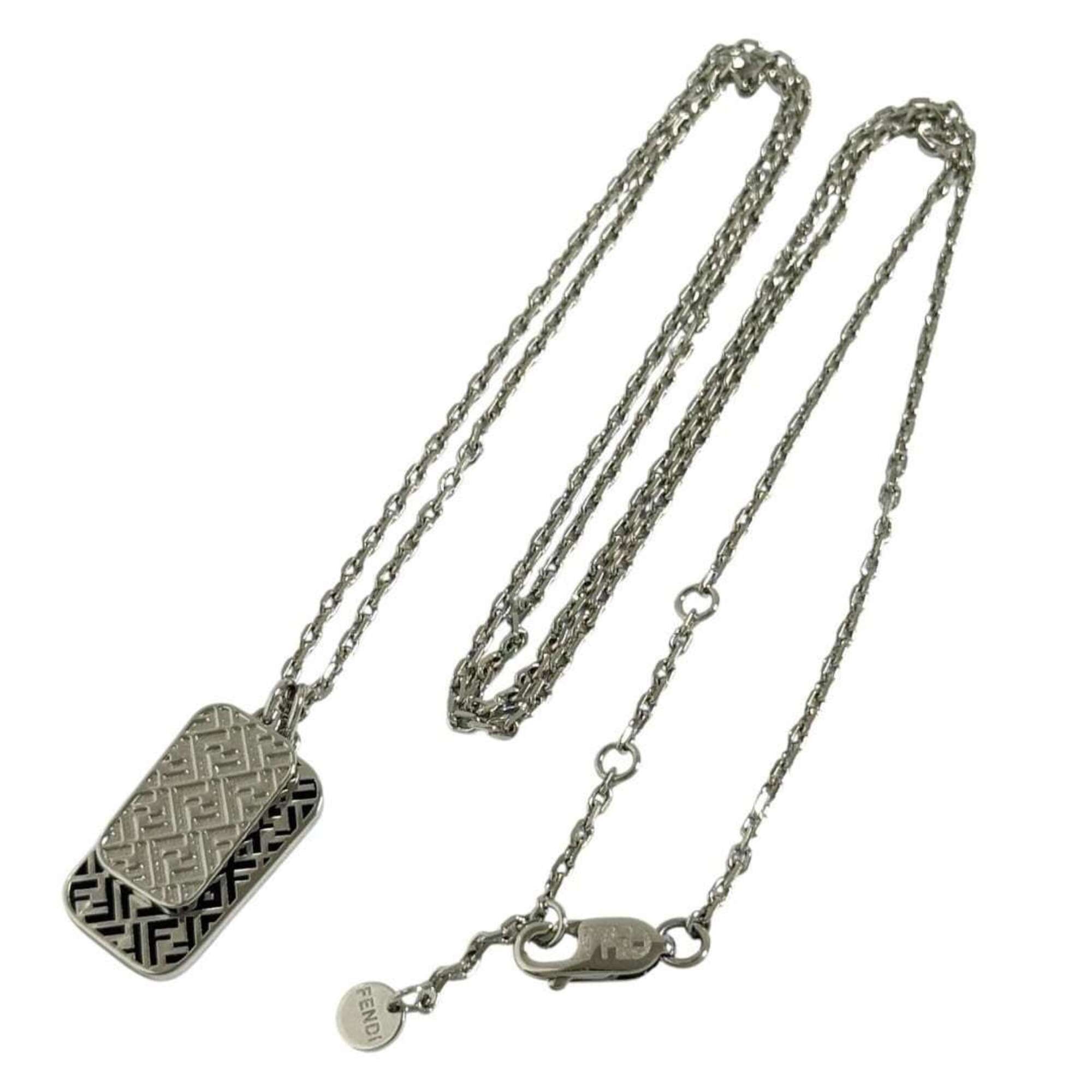 Fendi Men's Hexagon Pendant Long Necklace, 68-72cm — Like New