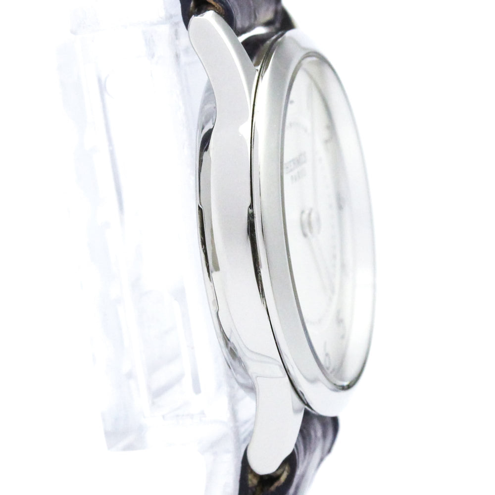 HERMES Slim D'Hermes Steel Quartz Ladies Watch CA2.110 Polished — Very Good
