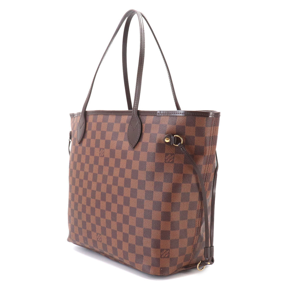 Louis Vuitton Neverfull MM Damier Tote Handbag, Ebene Cerise N51105 Brown — Like New