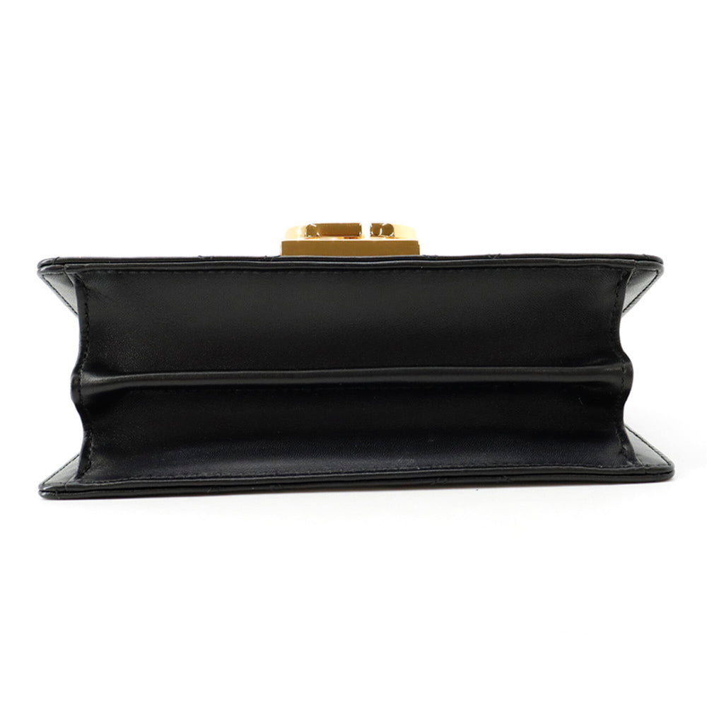 Christian Dior Macro Cannage Ange Mini Calf Leather Handbag M4401UNMZ 2-way Black — Like New