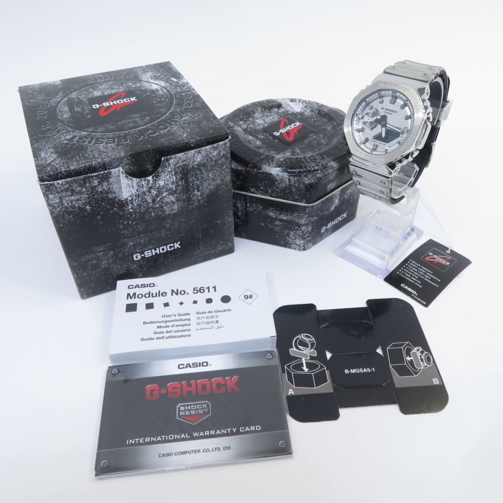CASIO G-SHOCK FINE METALLIC SERIES GM-2100YM-8ADR Quartz Watch — Like New