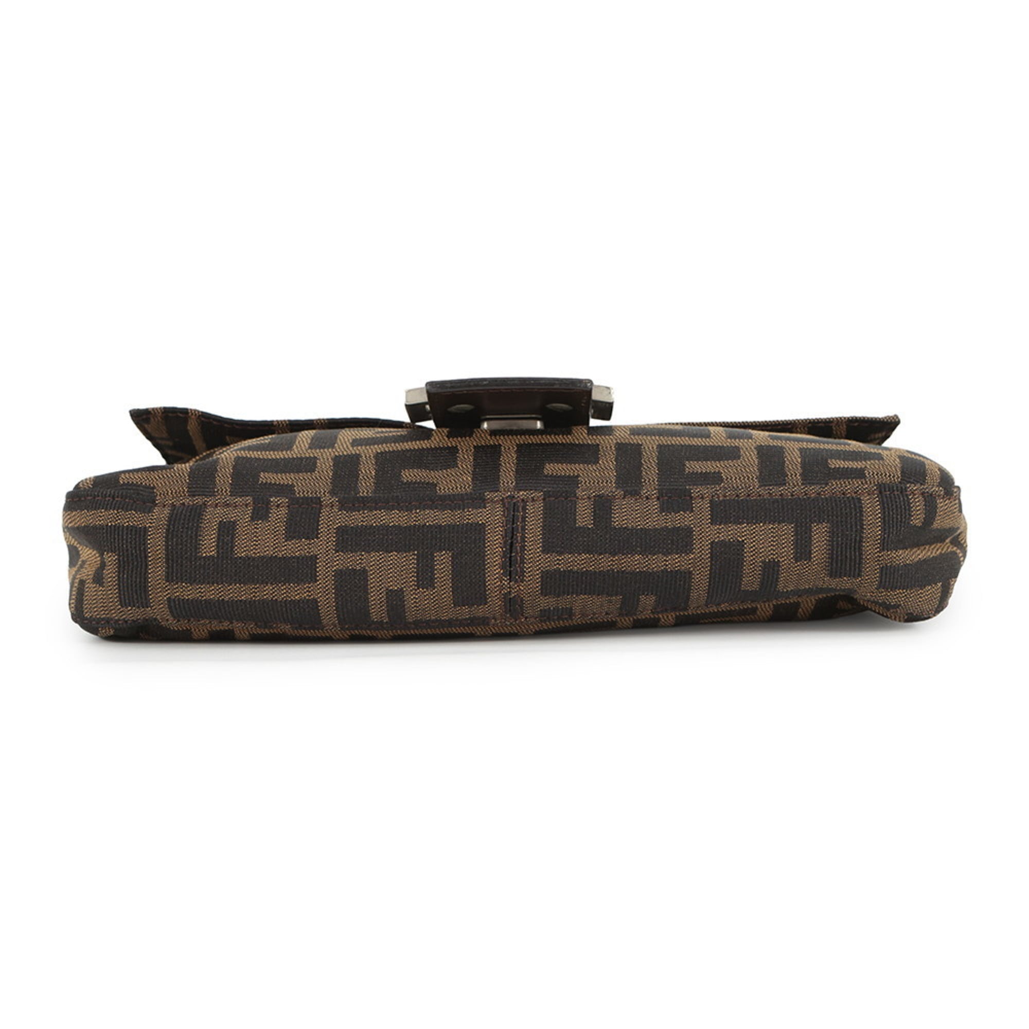 Fendi Mamma Bucket Handbag in Zucca Pattern Canvas and Leather 33492 FENDI