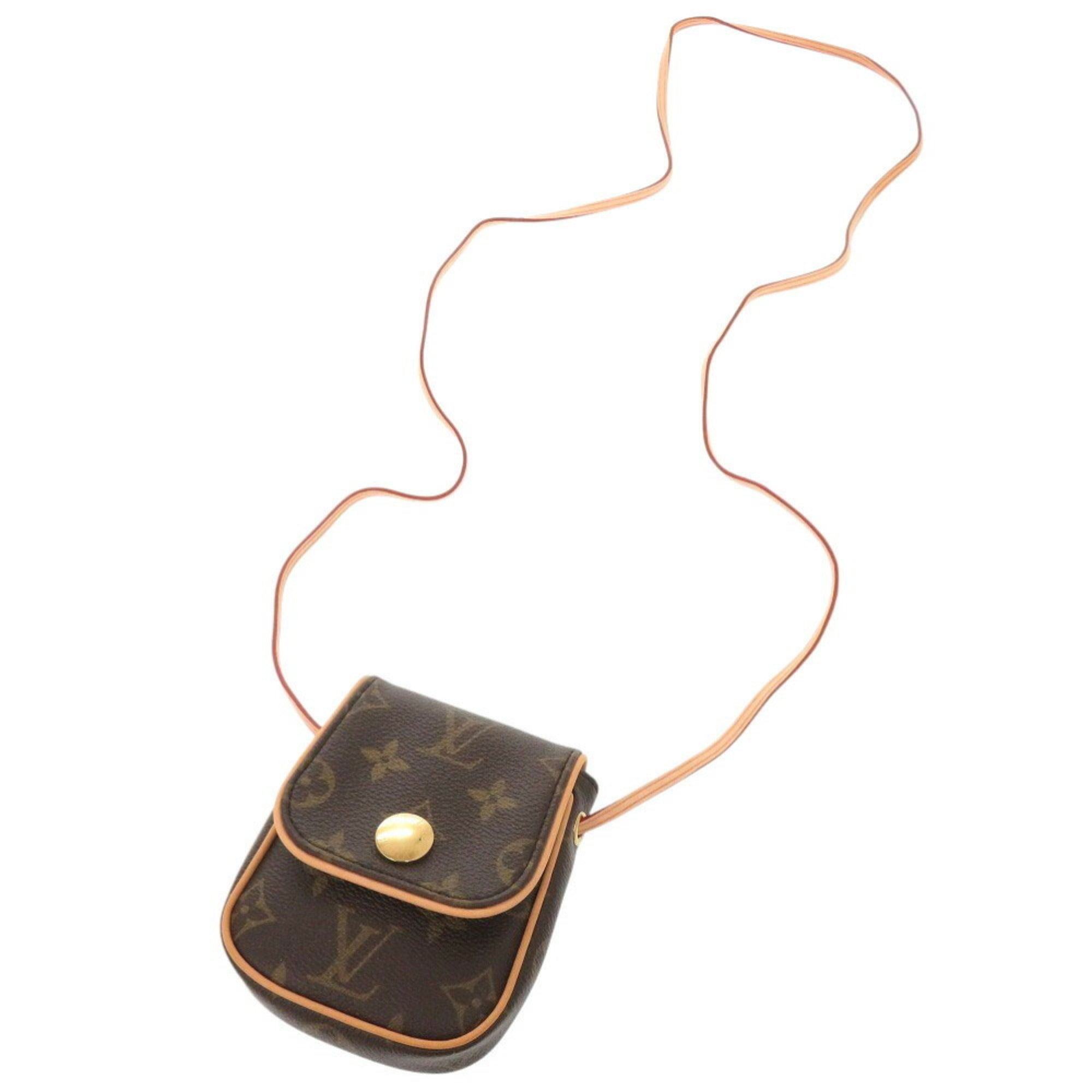 Louis Vuitton Pochette Cancun Monogram M60018 Brown Shoulder Bag LV 0657LOUIS VUITTON — Like New