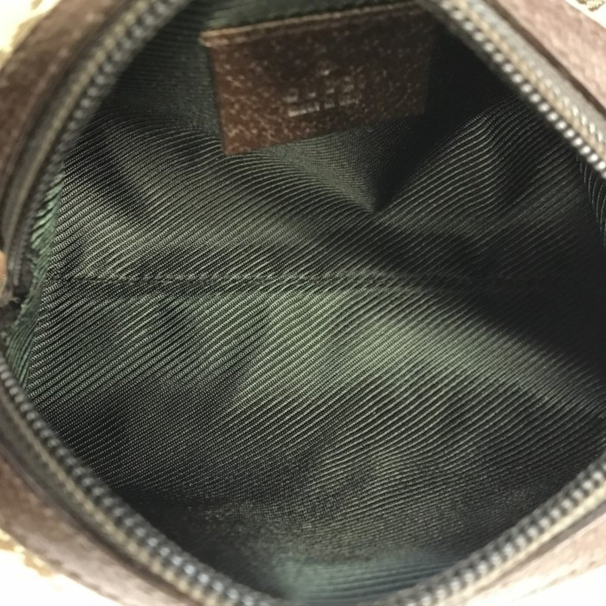 GUCCI GG Canvas Pouch Bag for Women, Brown, 29596 — Like New