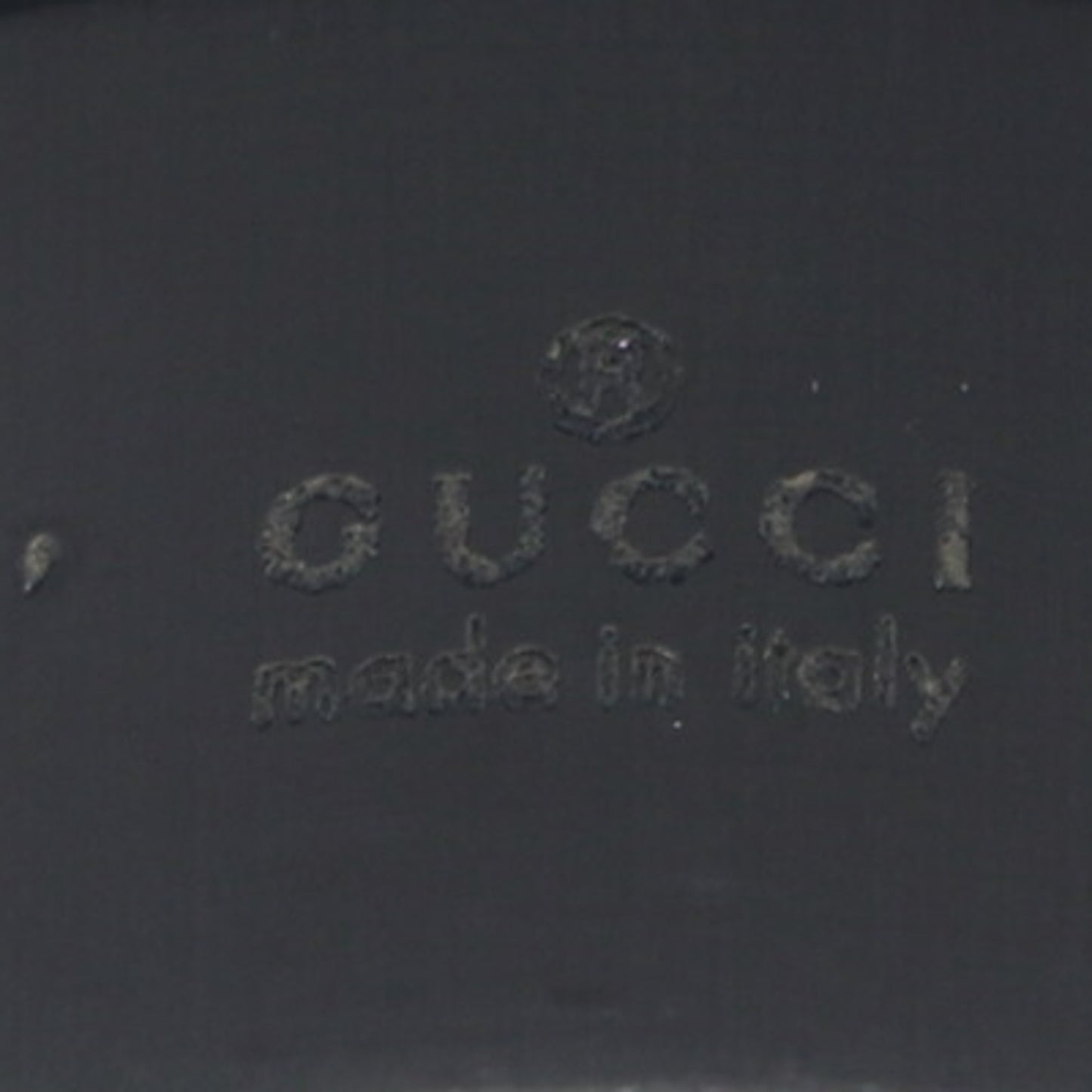 Gucci Icon Ring 225985 750 WG Synthetic Corundum Size 9.5 US5 GG Women's and Men's GUCCI