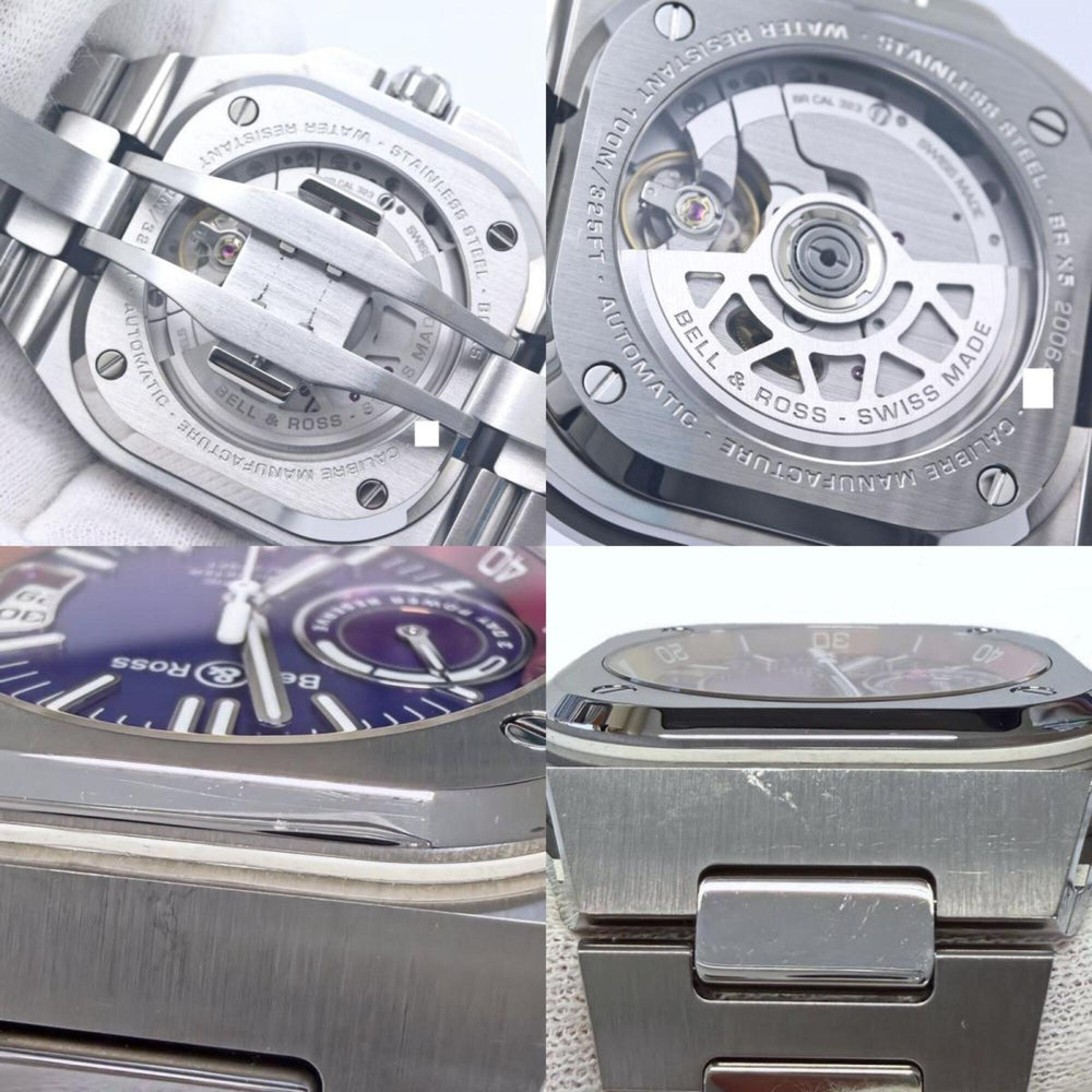Bell & Ross BR-X5 Iridescent Boutique Limited Edition BRX5R-IRS-ST SST Men's Watch SS 40343 — Good