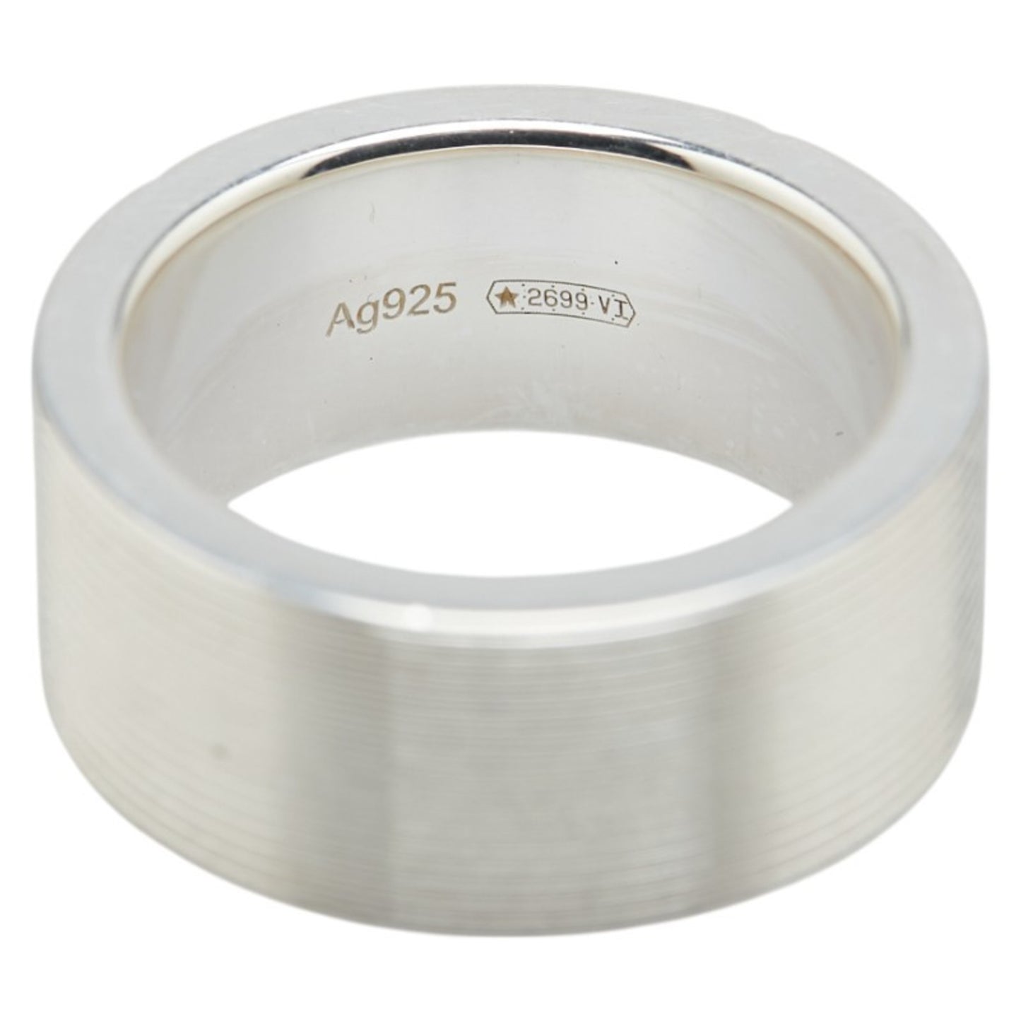 Gucci Logo Ring #9 SV925 Silver Women's GUCCI