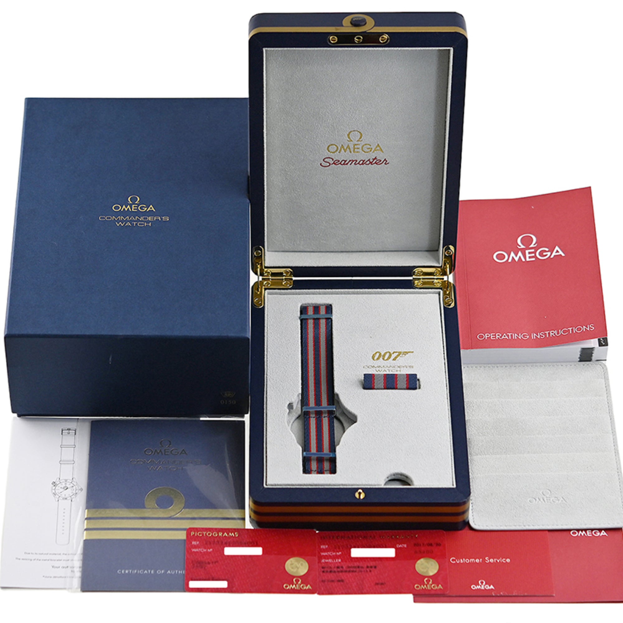 OMEGA Seamaster Diver 300M Co-Axial 41MM Commander Watch World Limited Edition 7007 212.32.41.20.04.001 — Good