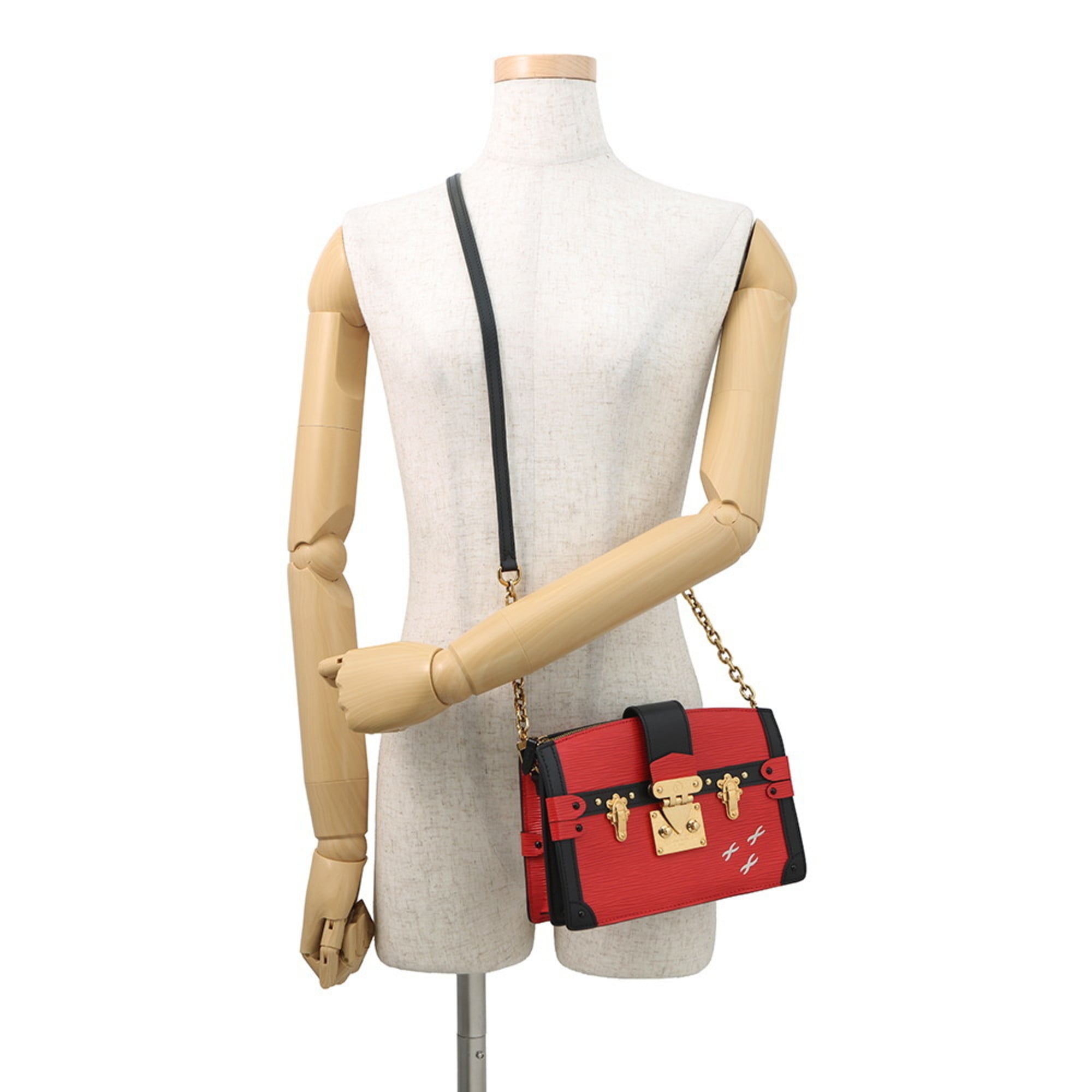 Louis Vuitton Epi Shoulder Bag Trunk Clutch M51697 LOUIS VUITTON 2-way