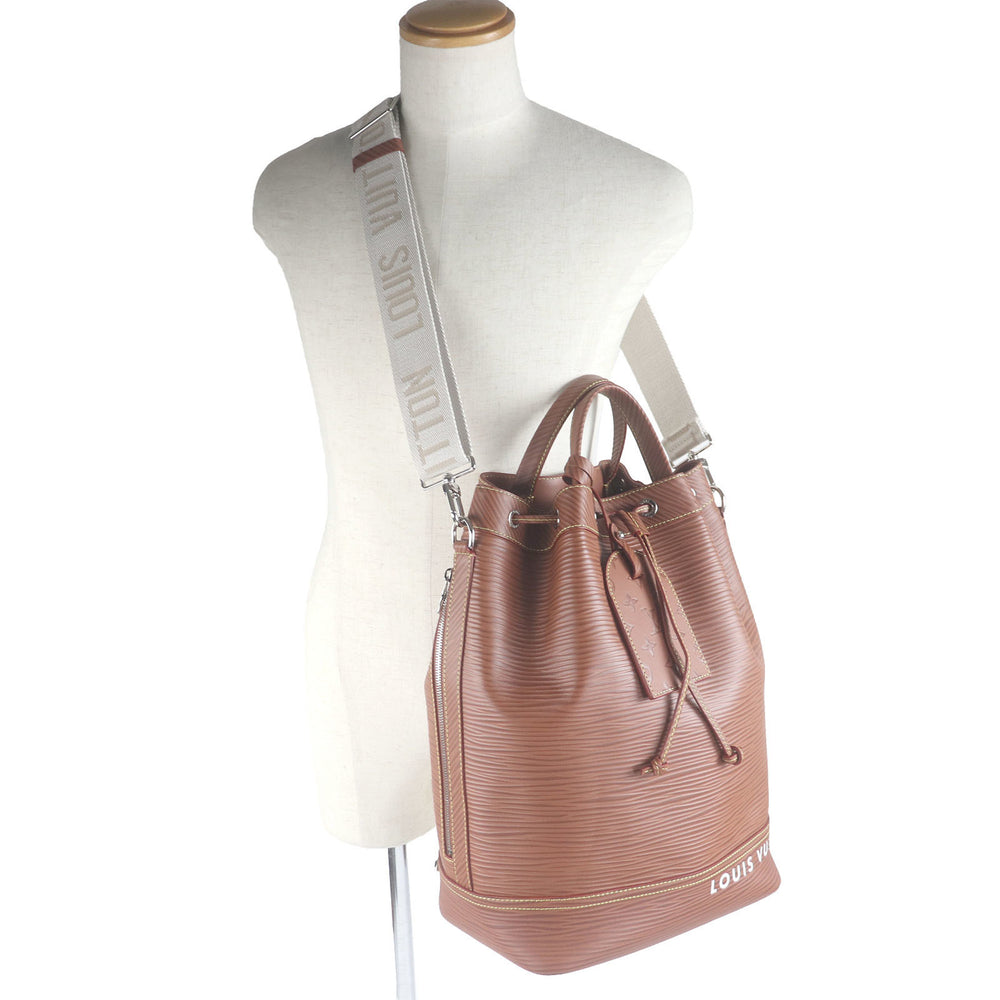 LOUIS VUITTON M23117 Maxi Noe Sling Epi XL 2-Way Leather Shoulder Bag/Handbag Brown Made in France Men's — Like New